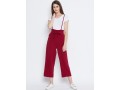 zastraa-women-maroon-solid-dungaree-small-0