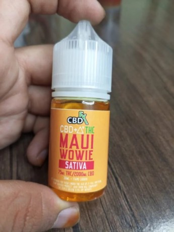 thc-vape-juice-cbd-delta-9-maui-wowie-sativa-in-karachi-big-0