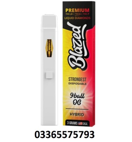thc-blazed-liquid-diamonds-3g-disposable-vape-pen-in-islamabad-big-0