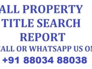 All Property Title Search Report Call 8803488038