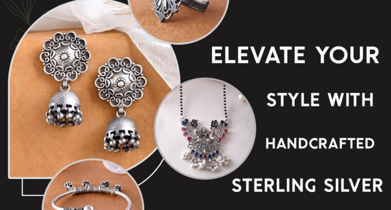 Discover Handcrafted Silver Jewellery Online in Jaipur