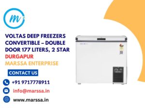 Voltas Deep Freezers Convertible – Double Door 177 Liters, 2 Star Durgapur