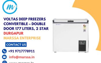 Voltas Deep Freezers Convertible – Double Door 177 Liters, 2 Star Durgapur