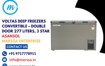 Voltas Deep Freezers Convertible – Double Door 277 Liters, 3 Star Bangalore