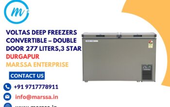 Voltas Deep Freezers Convertible – Double Door 277 Liters, 3 Star Durgapur