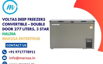 Voltas Deep Freezers Convertible – Double Door 277 Liters, 3 Star Haldia