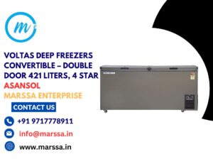 Voltas Deep Freezers Convertible – Double Door 421 Liters, 4 Star, Asansol