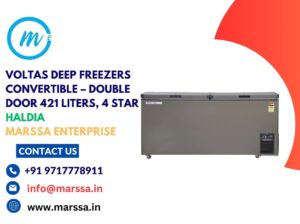 Voltas Deep Freezers Convertible – Double Door 421 Liters, 4 Star Haldia