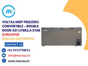 Voltas Deep Freezers Convertible – Double Door 421 Liters, 4 Star Durgapur