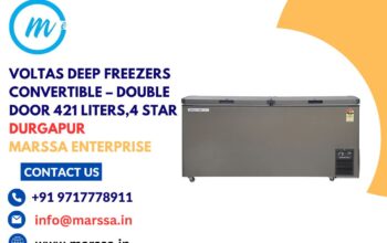 Voltas Deep Freezers Convertible – Double Door 421 Liters, 4 Star Durgapur