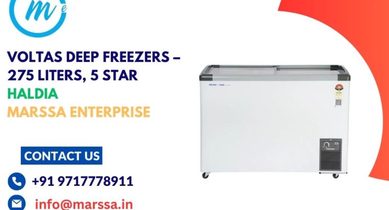 Voltas Deep Freezers – 275 Liters, 5 Star Haldia