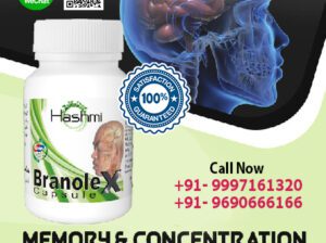 Improve Memory and concentration with Branole X Capsule