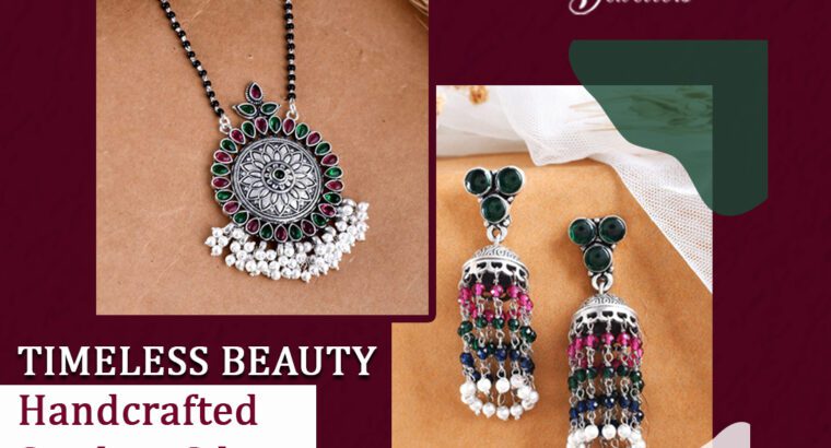 Buy Designer Silver Jewellery Online For Women in India