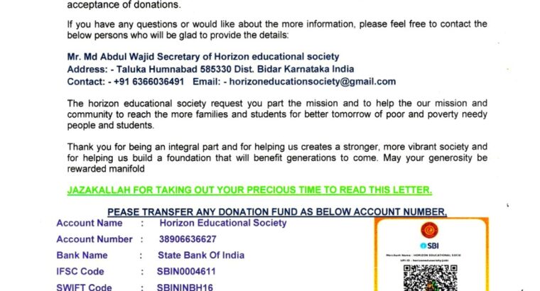 HORIZON EDUCATIONAL SOCIETY