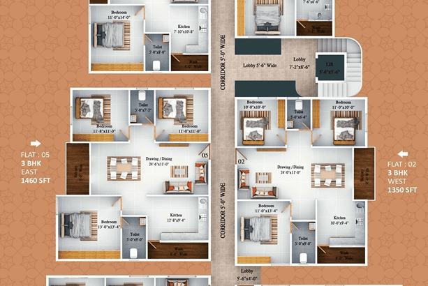 891 Sq.Ft Affordable Homes For Sale in Whitefield Main Road