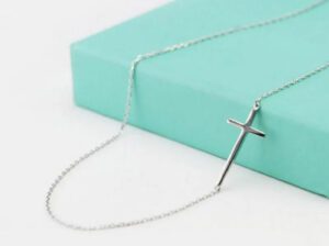 Sterling silver cross necklace