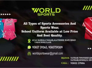 All type of sports wear available at our region