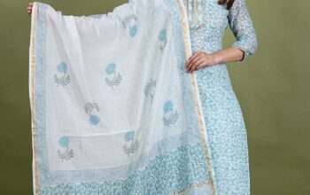 office wear suits for women, block print suits Jaipur, Gota work suit Jaipur