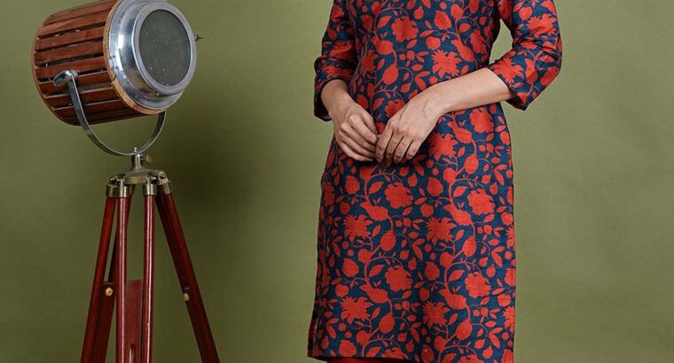 office wear suits for women, block print suits Jaipur, Gota work suit Jaipur